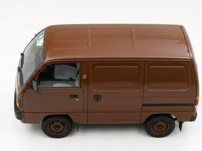 Vintage Compact Commercial Cargo Van 3D model