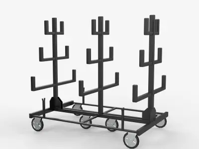 Pipe Rack 3D model