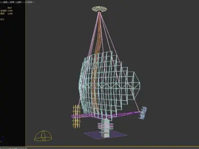 P-14 radar 1RL113 Tall King A  3D model