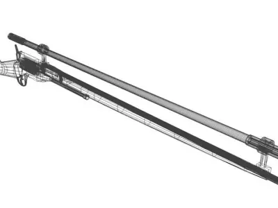 Revolver - Rifle Type 2 3D model