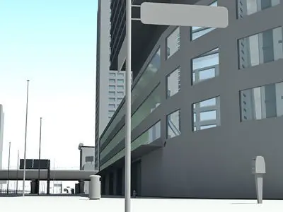 Full City Plan with Buildings 3D model