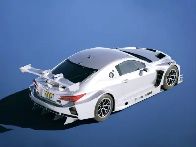 Lexus RC F GT3 2016 Low-poly 3D model