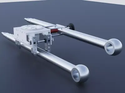 Heavy duty robot gripper 3D model