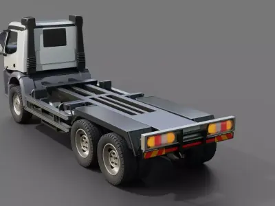 Mercedes Benz Arocs Semi Truck 3D model