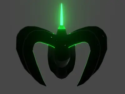 Arachnid Fighter Low-poly 3D model