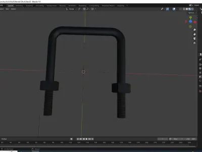 Ubolt Low-poly 3D model