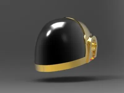 Daft punk helmet Free 3D model purchase