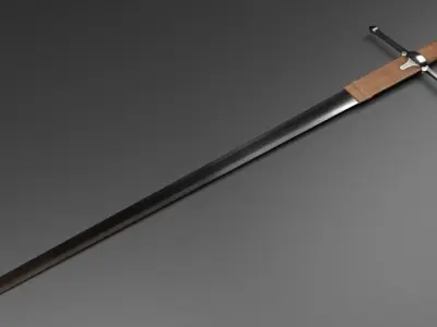 William Wallace Sword Low-poly 3D model