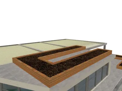 Modern Open House Free 3D model