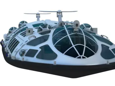 Water Bus Himiko 3D model