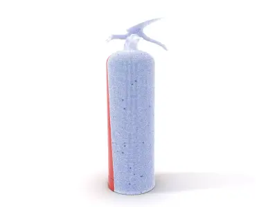 Classic Red Fire Extinguisher model pack Low-poly 3D model