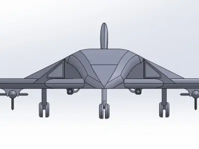 airplane 2 fighter jet Free 3D print model