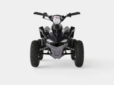 Toxic 800w Black-White Kids Electric Mini Quad Bike Low-poly 3D model