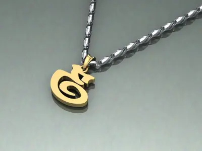 Pendant E-e1 3D print model