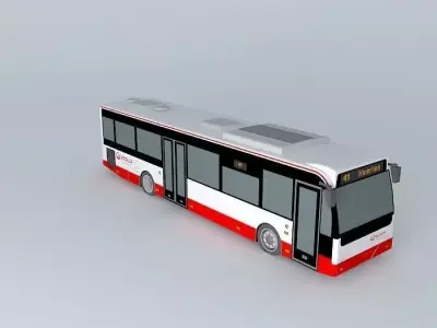 VDL Berkhof - Ambassador 200 / Veolia Livery Free 3D model