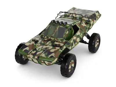 Amphibious ATV 3D model