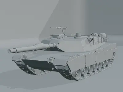 Abrams tank  Free 3D model