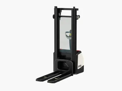 Forklift Crown 3000 warehouse loader Low-poly 3D model