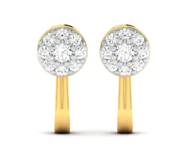 Diamond Earring 3D print model