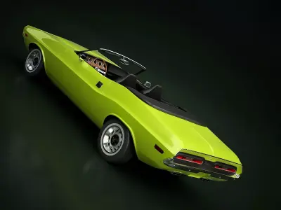 Challenger 71 Convertible 3D model