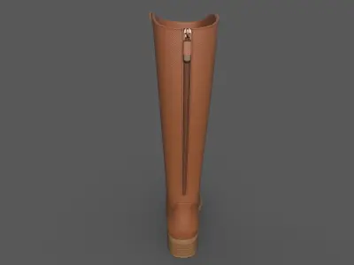 Boots 2 types Free low-poly 3D model