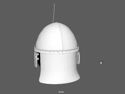 Helmet knight 3D model