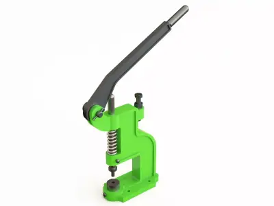 Hand press 3D model purchase