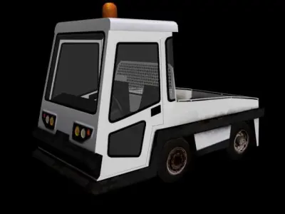 Planes And Cars Low-poly 3D model