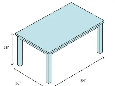 Reedley Mediaval Counter Height Diner Table 3D model