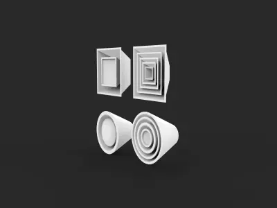 ceiling air conditioner 3D model