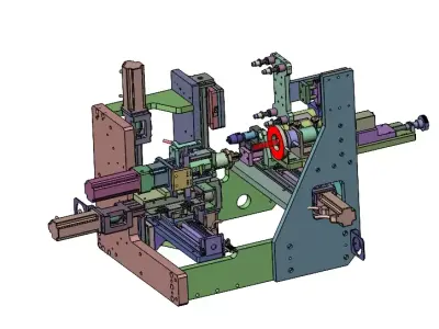 FPC Automatic Laminating Machine 3D model