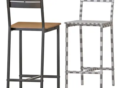  SANDSBERG Bar Table And Stools 3D model