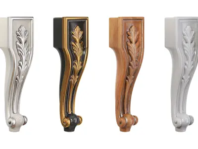 Classic leg 083 3D model