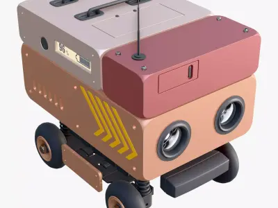 Autonomous Delivery Robot M1 3D model