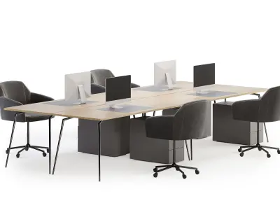 Modern Office Furniture Pack 3D model