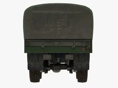 4K Textures Truck M923 Low-poly 3D model