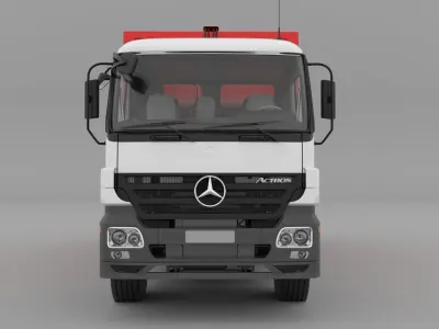 Mercedes-Benz Actros 2532 Garbage truck 3D model