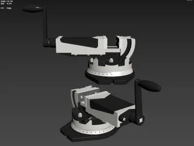 bench vice 3D model