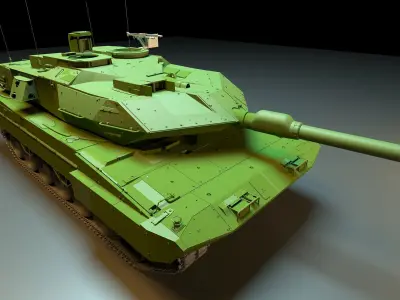 Tank strv 122 3D model