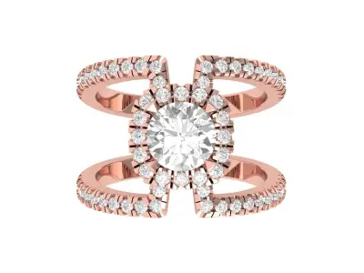 Wedding Ring  3D print model 440