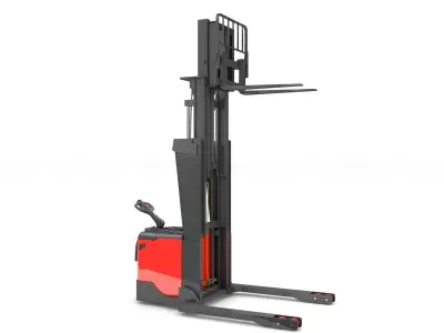 Electric Stacker Rigged 3D model