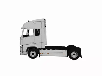 Volvo FH Semi Truck Transport Vehicle Model 3D model