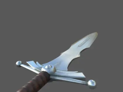 Sword Low-poly 3D model 47