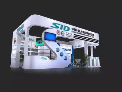 Exhibition - Area - 9X6-3DMAX2009-077 3D model