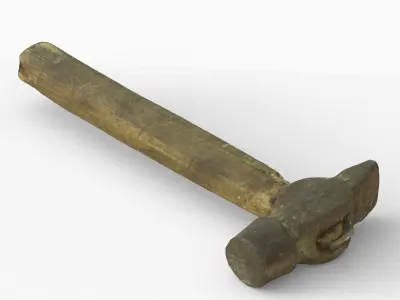 Hammer High Poly 3D model