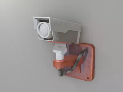 PBR Surveillance Security Camera - Game Ready Industrial CCTV 4K Low-poly 3D model
