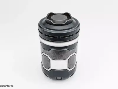 Sci-Fi Futuristic Grenade 3D model