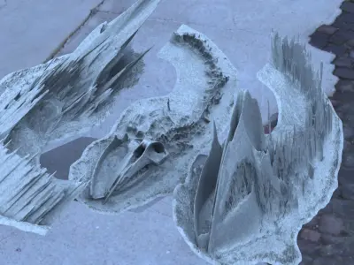 Whale bones  2 3D 3D model