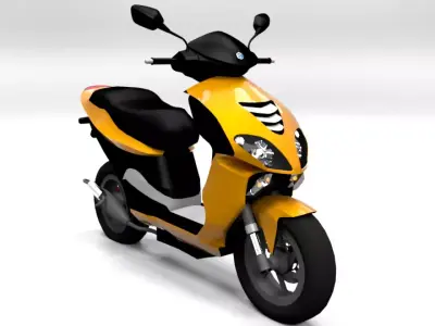 PIAGGIO NRG Low-poly 3D model