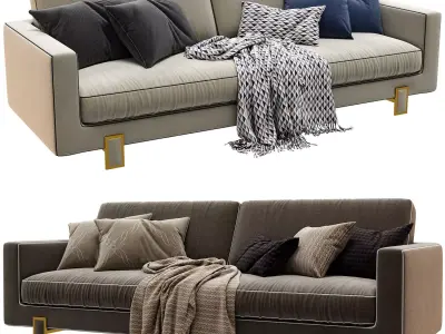 LUSO  Sofa By Casa Magna 3D model